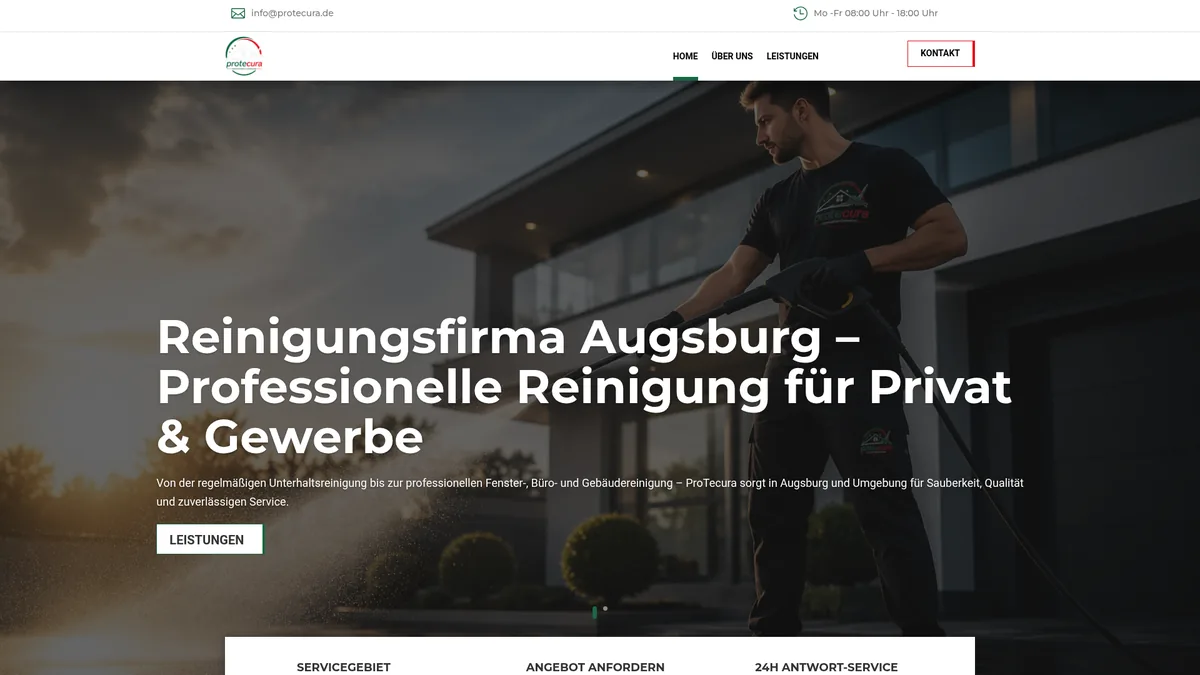 Website-Vorschau Protecura